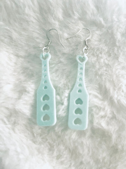 Heart Paddle Earrings